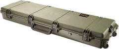 Pelican Products, Inc. - 16-1/2" Wide x 6-45/64" High, Long Gun Case - Olive, HPX High Performance Resin - USA Tool & Supply