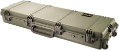 Pelican Products, Inc. - 16-1/2" Wide x 6-45/64" High, Long Gun Case - Olive, HPX High Performance Resin - USA Tool & Supply