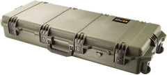 Pelican Products, Inc. - 16-1/2" Wide x 6-45/64" High, Long Gun Case - Olive, HPX High Performance Resin - USA Tool & Supply