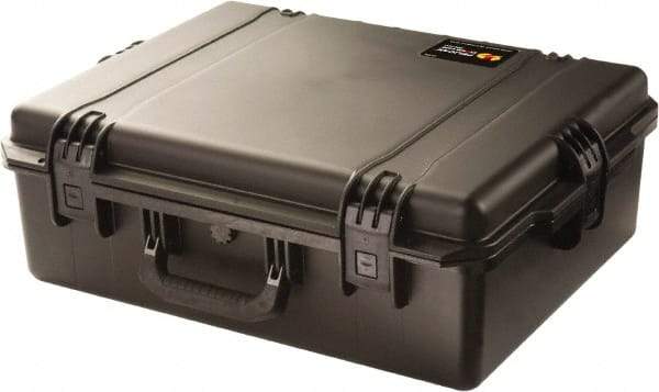 Pelican Products, Inc. - 19-45/64" Wide x 8-39/64" High, Clamshell Hard Case - Black, HPX High Performance Resin - USA Tool & Supply