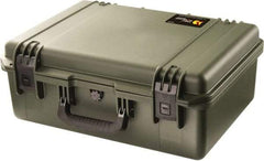 Pelican Products, Inc. - 16" Wide x 8-19/64" High, Clamshell Hard Case - Olive, HPX High Performance Resin - USA Tool & Supply