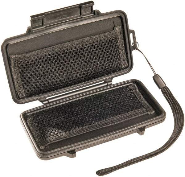 Pelican Products, Inc. - 3-17/64" Wide x 55/64" High, Sport Wallet - Black, Polycarbonate - USA Tool & Supply