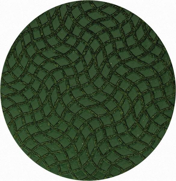 Norton - 3" Disc Diam, 60 Grit, Diamond Quick Change Disc - Type R Attaching System, Coated, Green, Coarse Grade - USA Tool & Supply
