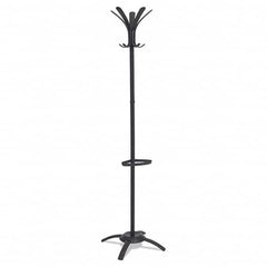 Alba - Coat Racks, Hooks & Shelving Type: Floor Rack Number of Hooks: 10 - USA Tool & Supply