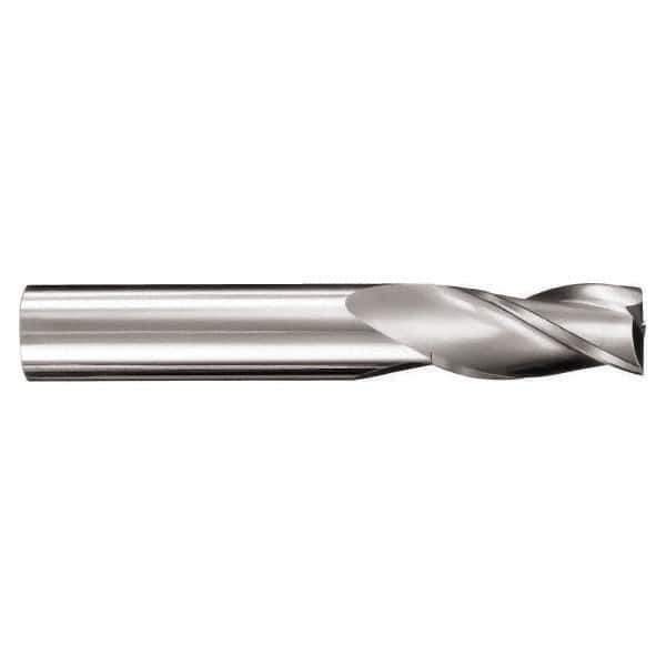 SGS - 10mm, 12mm LOC, 10mm Shank Diam, 100mm OAL, 6 Flute, Solid Carbide Square End Mill - Single End, Ti-NAMITE-X Finish, Spiral Flute, 41° Helix, Centercutting, Right Hand Cut, Right Hand Flute, Series 51ML - USA Tool & Supply