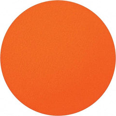 Norton - 20" Diam, 80 Grit Ceramic Adhesive PSA Disc - Coarse Grade, Orange, Y Weighted Backing, Flexible - USA Tool & Supply
