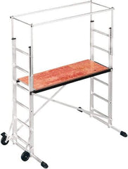 Hailo - Base Section Narrow Span Scaffolding - 5 Ft. Long, 330 Lbs. per Sq. Ft. Duty Rating - USA Tool & Supply