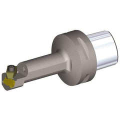 Kennametal - Insert Style NG 2R, 100mm Head Length, Left Hand Cut, Internal Modular Threading Cutting Unit Head - System Size PSC63, 13mm Center to Cutting Edge, Series Top Notch - USA Tool & Supply