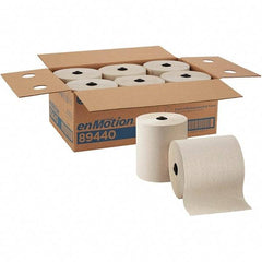 Georgia Pacific - Hard Roll of 1 Ply Brown Paper Towels - 8-1/4" Wide, 700' Roll Length - USA Tool & Supply