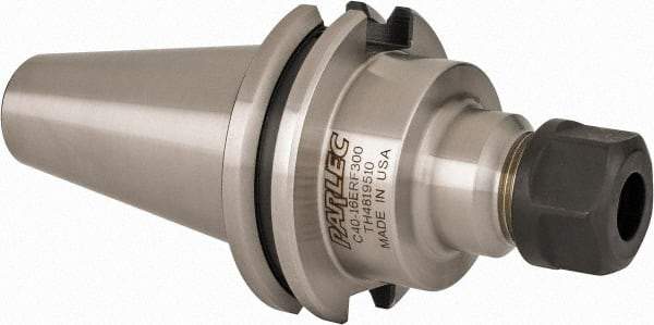 Parlec - 0.5mm to 10mm Capacity, 3" Projection, CAT40 Taper Shank, ER16 Collet Chuck - 5.69" OAL - Exact Industrial Supply