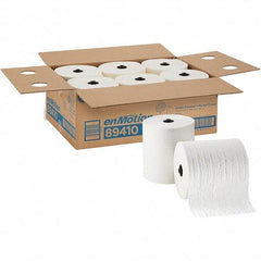 Georgia Pacific - Hard Roll of 1 Ply White Paper Towels - 8-1/4" Wide, 425' Roll Length - USA Tool & Supply