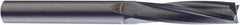 SGS - 3/4", 1-3/8" LOC, 3/4" Shank Diam, 4" OAL, 4 Flute, Solid Carbide Square End Mill - Single End, Diamond Finish, Spiral Flute, Variable° Helix, Centercutting, Right Hand Cut, Right Hand Flute, Series 27 - USA Tool & Supply