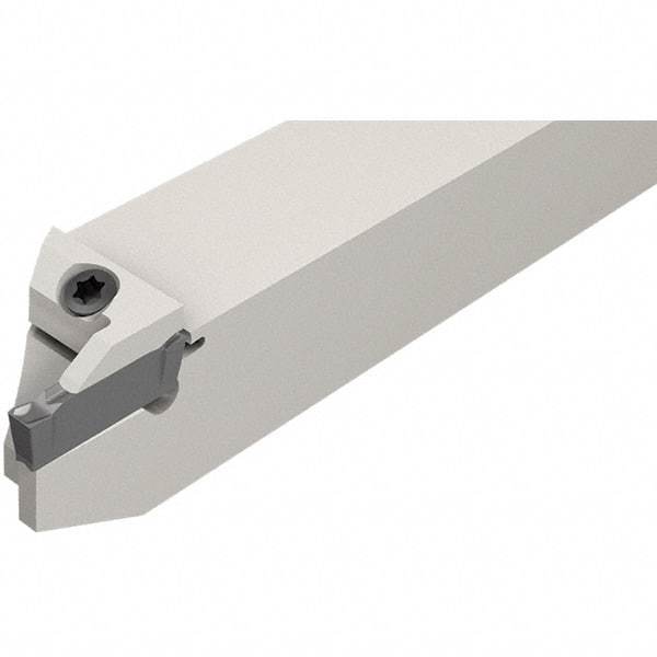 Iscar - External Thread, 1mm Min Groove Width, 120mm OAL, Left Hand Indexable Grooving Cutoff Toolholder - 10mm Shank Height x 10mm Shank Width, DG.. Insert Style, DGT Toolholder Style, Series Do-Grip - USA Tool & Supply