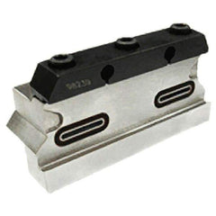 Iscar - Tool Block Style TGTBU, 26mm Blade Height, 110mm OAL, 44.5mm OAH, Indexable Cutoff Blade Tool Block - 25mm Shank Height, 26.1mm Shank Width, Through Coolant, Series JetHPLine - USA Tool & Supply