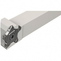 Iscar - External Thread, 0.8mm Min Groove Width, 120mm OAL, Right Hand Indexable Grooving Cutoff Toolholder - 20mm Shank Height x 20mm Shank Width, PENTA 24N Insert Style, PCH Toolholder Style, Series PentaCut - USA Tool & Supply