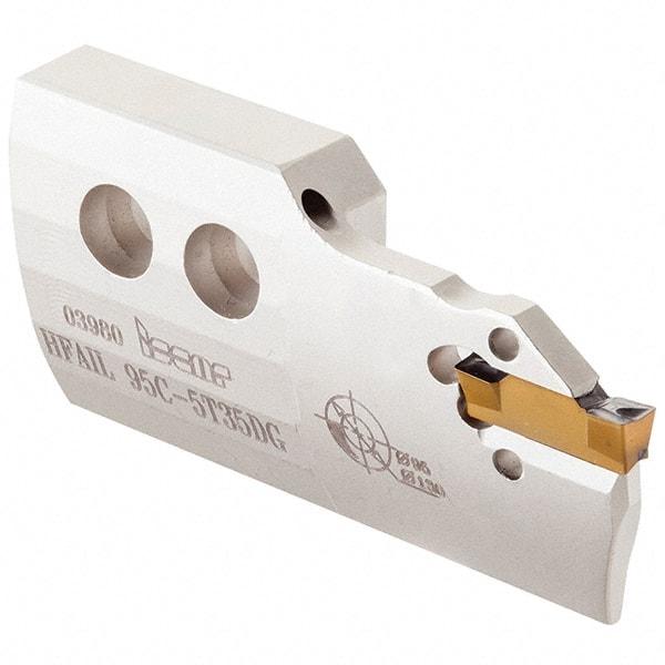 Iscar - 2mm Groove Width, 14mm Max Depth of Cut, Left Hand Cut, HFFA Indexable Grooving Blade - HFPN Insert Style, Series Heliface - USA Tool & Supply