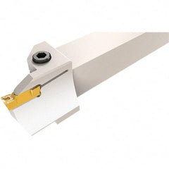 Iscar - HFH, Internal or External, Left Hand, 20mm Max Depth of Cut, 6 to 6mm Groove Width, Indexable Grooving Tool Holder - H.PL 60.. Insert Compatibility, 25mm Shank Height, 25mm Shank Width, 150mm OAL - USA Tool & Supply