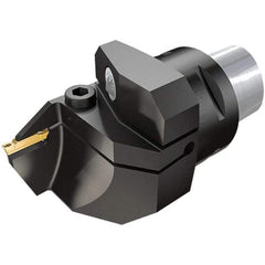 Iscar - DG.., GRIP Insert, 70mm Head Length, 4mm Min Groove Width, Modular Grooving Cutting Unit Head - Right Hand Cut, System Size C6, Series CAMFIX, Heli-Grip - USA Tool & Supply
