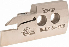 Iscar - 3" Groove Width, 18mm Max Depth of Cut, Right Hand Cut, HGAI Indexable Grooving Blade - GRIP, GRIP (Full Radius), HGN-C, HGN-J, HGN-UT Insert Style, Series Heliface - USA Tool & Supply