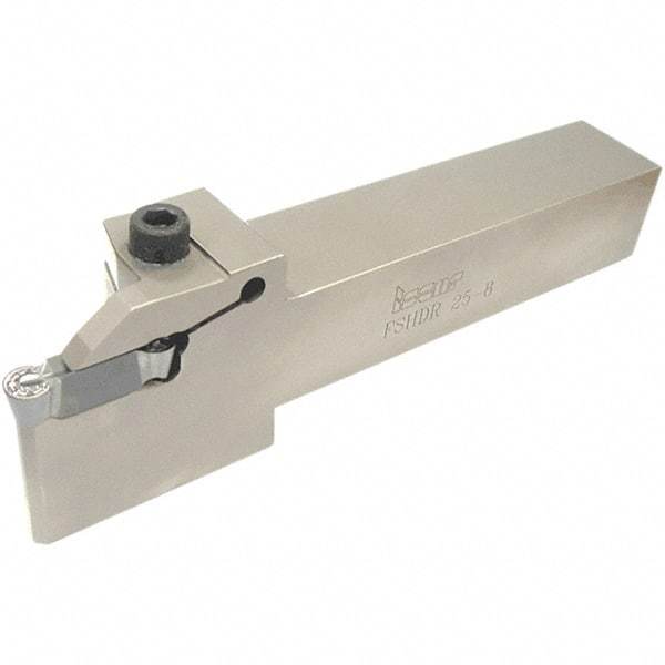 Iscar - FSHD, External, Right Hand, 25.5mm Max Depth of Cut, 8mm Max Groove Width, Indexable Grooving Tool Holder - FSPA 80-40.. Insert Compatibility, 25mm Shank Height, 25mm Shank Width, 170mm OAL - USA Tool & Supply