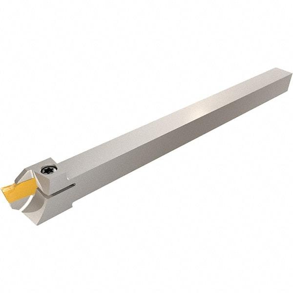 Iscar - PHS, External, Left Hand, 2.4 to 3.18mm Groove Width, Indexable Grooving Tool Holder - GDMW 2.4 Insert Compatibility, 12mm Shank Height, 12mm Shank Width, 150mm OAL - USA Tool & Supply