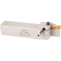 Iscar - External Thread, 0.4724" Max Depth of Cut, 135mm OAL, Left Hand Indexable Grooving Cutoff Toolholder - 25mm Shank Height x 25mm Shank Width, TAG Insert Style, TGBH Toolholder Style, Series Tang-Grip - USA Tool & Supply