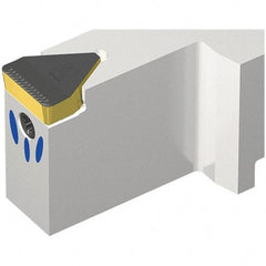 Iscar - THD, External, Right Hand, 20mm Max Depth of Cut, 12mm Max Groove Width, Indexable Grooving Tool Holder - TIGER 1212Y-IQ Insert Compatibility, 25mm Shank Height, 25mm Shank Width, 170mm OAL, Through Coolant - USA Tool & Supply