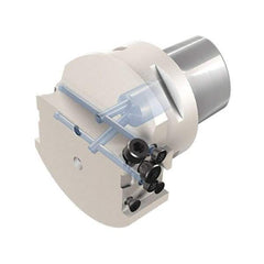 Iscar - MAH, External, Right Hand, Indexable Grooving Tool Holder - 25mm Shank Height, 25mm Shank Width, 130mm OAL, Through Coolant - USA Tool & Supply