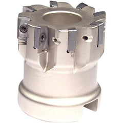 Iscar - 6 Inserts, 32mm Cut Diam, 16mm Arbor Diam, 7.7mm Max Depth of Cut, Indexable Square-Shoulder Face Mill - 0/90° Lead Angle, 35mm High, HP AN.. 0702.. Insert Compatibility, Series Heliplus - USA Tool & Supply