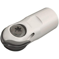 Iscar - 20mm Cut Diam, 48mm OAL, Indexable Ball Nose End Mill - T12 Modular Connection, TS HCM Toolholder, HBF-QF, HBR-QF, HCC-QF, HCD-QF, HCR, HTR-QF Insert - USA Tool & Supply