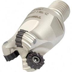Iscar - 40mm Cutting Diam, 6mm Max Depth of Cut, Modular Connection Indexable Copy End Mill - 4 Inserts, RCMT/RCCT-MO, RCMT/RCMW/RCCW-FW, RCMW/RCCW-MO Insert, ERW-M Toolholder, Through Coolant - USA Tool & Supply