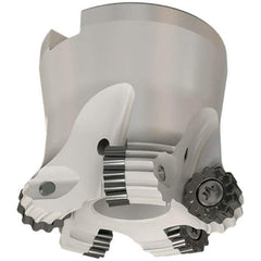 Iscar - 40.01mm Cut Diam, 5mm Max Depth, 16mm Arbor Hole, 5 Inserts, RC.. 1.., RC.. 2.. Insert Style, Indexable Copy Face Mill - FRW Cutter Style, 35mm High, Through Coolant, Series MillShred - USA Tool & Supply
