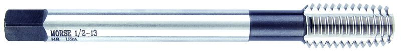 1/2-20 Dia. - GH8 - 4 FL - Premium HSS - Bright - Bottoming Thread Forming Tap - USA Tool & Supply