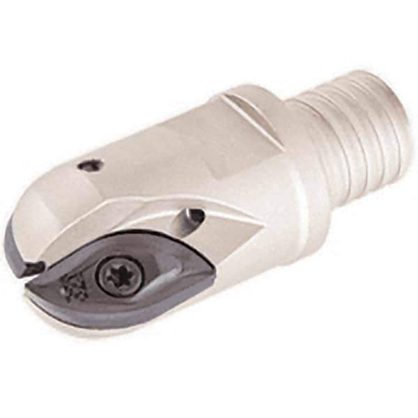 Iscar - 25mm Cut Diam, 20mm Max Depth of Cut, 57mm OAL, Indexable Ball Nose End Mill - 40mm Head Length, T15 Modular Connection, BCM-MM Toolholder, BCR Insert - USA Tool & Supply
