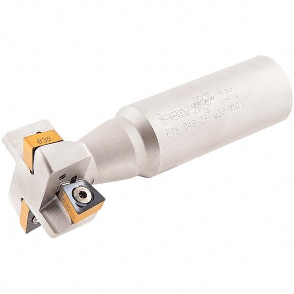 Iscar - 40mm Cutting Diam 18mm Cutting Width, 32mm Shank Diam, Indexable T-Slot Cutter - Insert Style XNMU 13, 120mm OAL, 2 Flutes - USA Tool & Supply