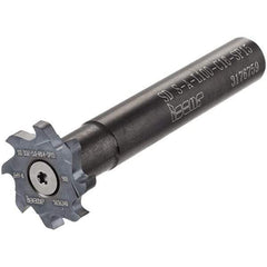 Iscar - T-Slot 25mm Stepped Shank Milling Tip Insert Holder & Shank - M06 Neck Thread, 158.5mm OAL, Steel SD S-A-SP Tool Holder - USA Tool & Supply