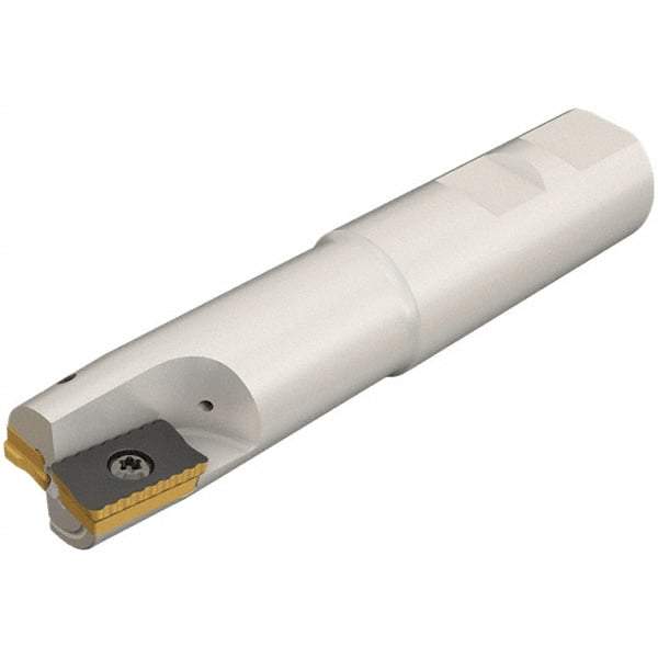 Iscar - 32mm Cut Diam, 18mm Max Depth of Cut, 32mm Shank Diam, 240mm OAL, Indexable Square Shoulder End Mill - P290 AC.T 1806.. Inserts, Cylindrical Shank, 0° Lead Angle, Through Coolant, Series MillShred - USA Tool & Supply