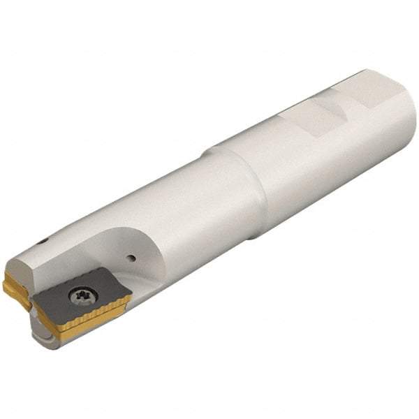 Iscar - 40mm Cut Diam, 18mm Max Depth of Cut, 32mm Shank Diam, 200mm OAL, Indexable Square Shoulder End Mill - P290 AC.T 1806.. Inserts, Cylindrical Shank, 0° Lead Angle, Through Coolant, Series MillShred - USA Tool & Supply