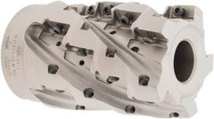 Iscar - 20 Inserts, 2-1/2" Cut Diam, 1" Arbor Diam, 2.8" Max Depth of Cut, Indexable Square-Shoulder Face Mill - 0° Lead Angle, 3.94" High, P290 AC.T 1806.. Insert Compatibility, Through Coolant, Series MillShred - USA Tool & Supply