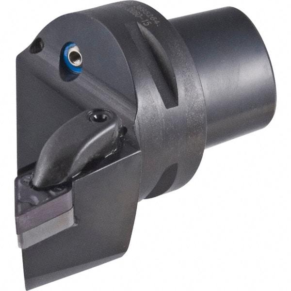 Iscar - Right Hand Cut, Size C4, DC.. 11T30.. Insert Compatiblity, Internal or External Modular Turning & Profiling Cutting Unit Head - 26.92mm Ctr to Cutting Edge, 50.01mm Head Length, Through Coolant, Series CAMFIX & Isoturn - USA Tool & Supply