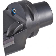 Iscar - Right Hand Cut, Size C5, DN.. Insert Compatiblity, External Modular Turning & Profiling Cutting Unit Head - 35mm Ctr to Cutting Edge, 60mm Head Length, Through Coolant, Series Isoturn - USA Tool & Supply