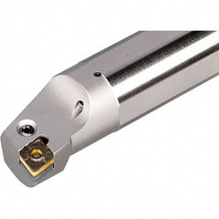 Iscar - 2.36" Min Bore Diam, 14" OAL, 1-1/2" Shank Diam, A-PCLN Indexable Boring Bar - 2" Max Bore Depth, CNMX 1207.. Insert, Clamp Holding Method - USA Tool & Supply