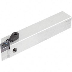 Iscar - PDAC, Left Hand Cut, 90° Lead Angle, 0.62" Shank Height x 0.62" Shank Width, Neutral Rake Indexable Turning Toolholder - 4" OAL, DC..070.. Insert Compatibility, Series Isoturn - USA Tool & Supply