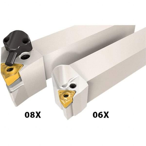 Iscar - PDJN, Right Hand Cut, 25mm Shank Height x 25mm Shank Width, Negative Rake Indexable Turning Toolholder - 150mm OAL, DN.. Insert Compatibility, Series Isoturn - USA Tool & Supply