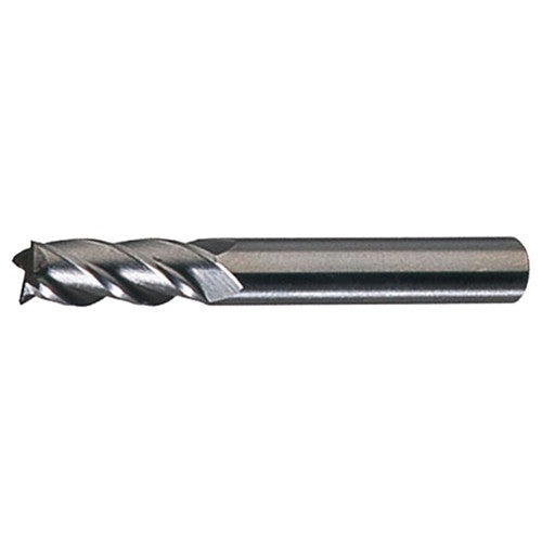 ‎9/64″ × 3/16″ x .4062″ × 1-1/2″ RHS / RHC HSS HSS Single End 4-Flute Center Cutting End Mill - Bright - Exact Industrial Supply