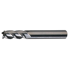 ‎3/32″ × 3/16″ x .2812″ × 1-1/2″ RHS / RHC HSS HSS Single End 4-Flute Center Cutting End Mill - Bright - Exact Industrial Supply