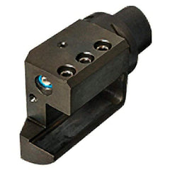 Iscar - 63/64" Inside Hole Diam, 4.7244" Projection, Square Shank Adapter - Modular Connection Shank, Through Coolant - Exact Industrial Supply