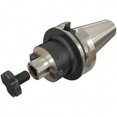 Iscar - BT50 Taper Shank 32mm Pilot Diam Shell Mill Holder - 75mm Flange to Nose End Projection, 66mm Nose Diam, Through-Spindle & DIN Flange Coolant - Exact Industrial Supply