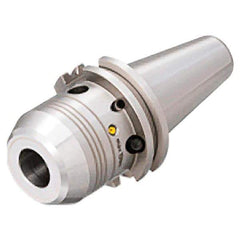 Iscar - CAT40 Taper Shank, 1-1/4" Hole Diam, Hydraulic Tool Holder/Chuck - 2.205" Nose Diam, 4.331" Projection, 2.44" Clamp Depth, 12,000 RPM, Through Coolant - Exact Industrial Supply