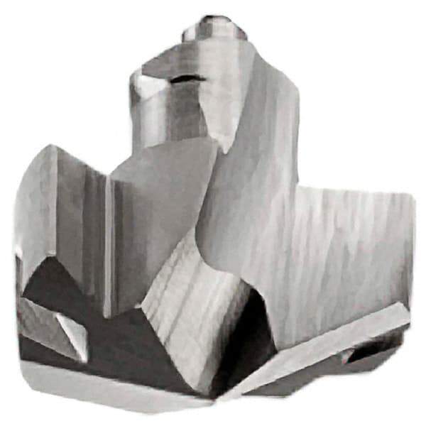 Iscar - Series ICM, 27.41mm Diam Grade IC908 Replaceable Drill Tip - Carbide, TiAlN/TiN Finish, 27 Seat Size - USA Tool & Supply